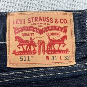 Levi jeans 511 size 31 x 32 great condition